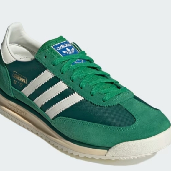 Unisex Adidas Green And White SL 72 RS Shoes - Picture 12 of 12